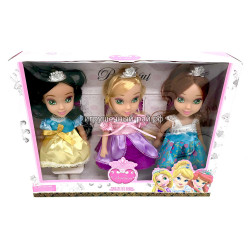 Куклы Принцессы набор из 3 шт 8096