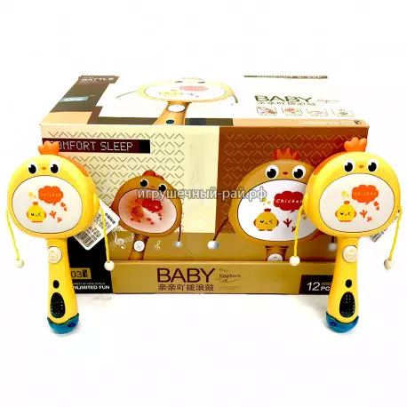 Игрушка Стучалка для малышей 12 шт в блоке HY-930