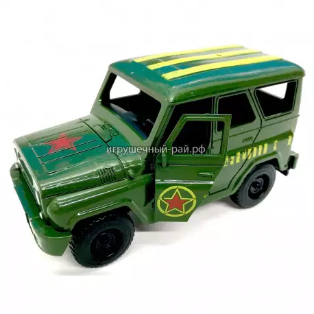 Машинка - моделька Военный джип (пластик) J0097M-8