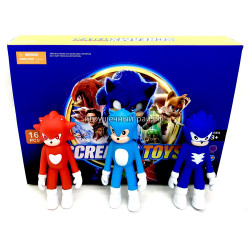 Антистресс игрушка - Соник (15 см) бокс из 16 шт LK3083A