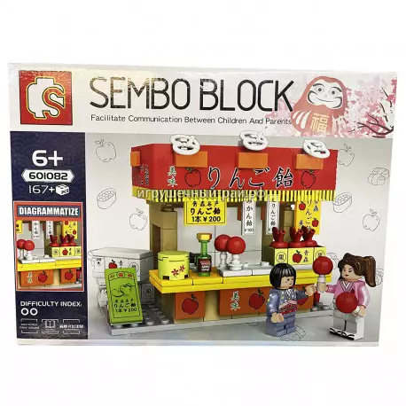 Конструктор Sembo - Китайская закусочная (S, 167+ дет) 601082