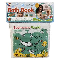 Книжка пищалка для ванной - Подводный мир A503