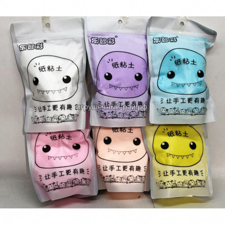 Масса для лепки Монстрик в ассортименте (упаковка 12 шт) DBL-10