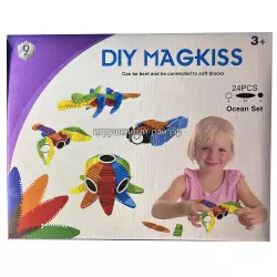 Гибкий магнитный конструктор (24 дет) HD841