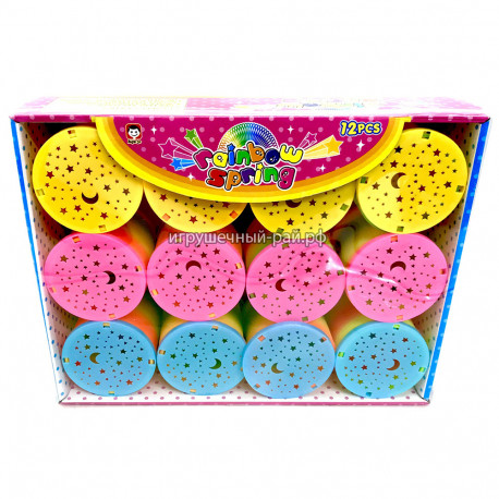 Пружинка Радуга (бокс из 12 шт) B1219-X