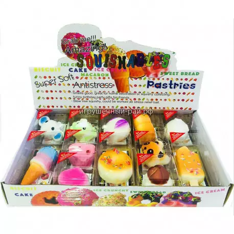 Сквиши Еда бокс из 12 шт PP-303