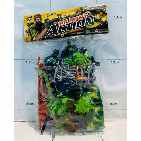 Набор фигурок Военные в пакете JL668-28
