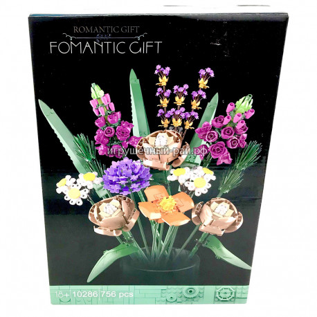 Конструктор Букет цветов: вечные сухоцветы (756 дет) 10286