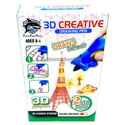 Набор 3D ручка (гель, светонагрев) 8802-2D