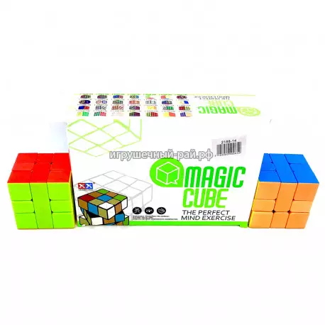 Кубик Рубика (3х3) в боксе 6 шт 8823-1 2188-14
