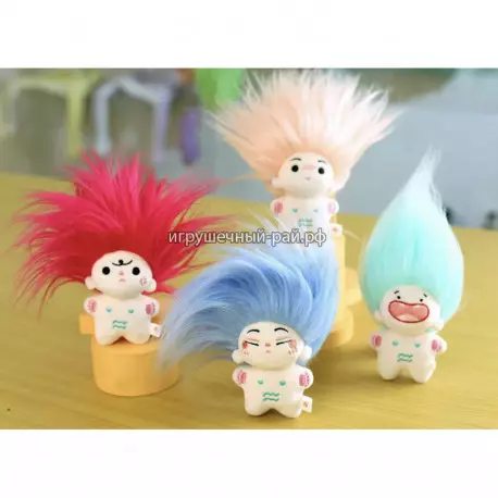 Мягкая игрушка брелок Гномик (10 см, цена за 4 шт)