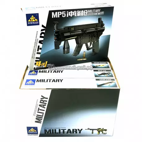 Конструкторы Автоматы (Kazi, ~160+ дет) бокс из 4 шт KY88007