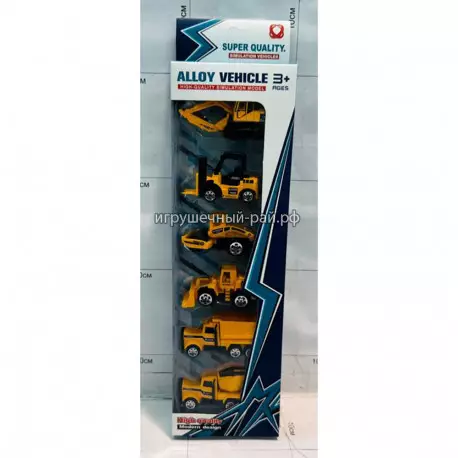 Машинки Строительная техника (набор из 6 шт) 589-22