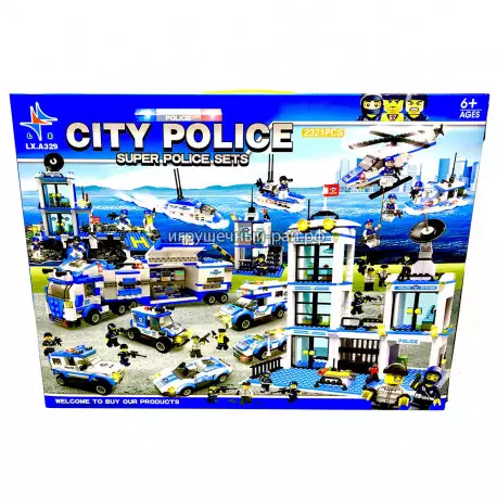 Конструктор Сити - Городская полиция (LX, 2321 дет) LXA329