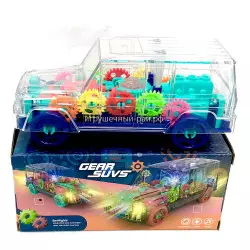 Машина с шестерёнками (свет и звук) 035-A23