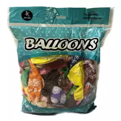 Воздушные шарики в цветочек (надувные) в упаковке 100 шт QI-01