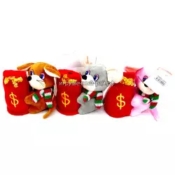 Мягкая игрушка Мышка копилки (упаковка из 12 шт) 1209-5