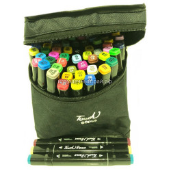 Маркеры для скетчинга (набор из 60 цветов) в сумке M60-1