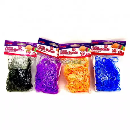 Резиночки для плетения браслетов (упаковка из 12 шт) PJ