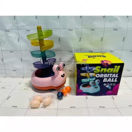 Набор - игра Музыкальная улитка с шариками X-134