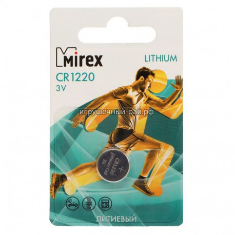 Батарея литиевая Mirex CR2430 на блистере 1 шт