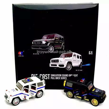 Машинка Гелик (металл, свет, звук) в ассортименте CZ118J
