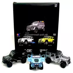 Машинки Гелик (металл, свет, звук) 6 шт в блоке CZ159A
