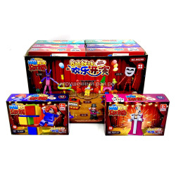 Конструкторы Удивительный цифровой цирк (8 видов) бокс из 16 шт 99299