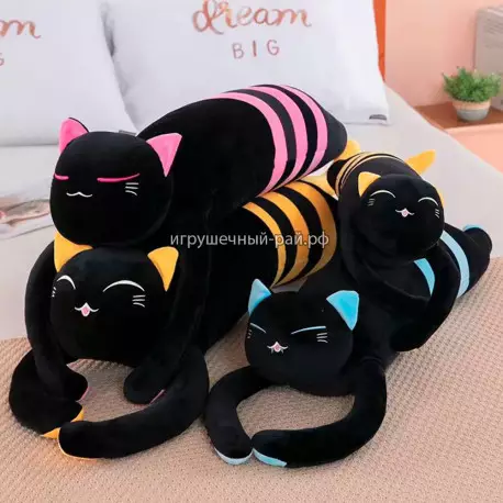 Заготовка - шкура мягкая игрушка Котик полосатый (50 см) в ассортименте JM005