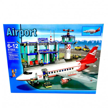 Конструктор Сити - Пассажирский терминал аэропорта (703 дет) 61004