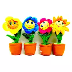 Интерактивный цветок (танцует и поёт) в ассортименте LSH