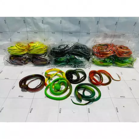 Резиновая змея (упаковка из 10 шт) 579-8
