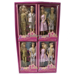 Куклы Барби (31 см) бокс из 4 шт WA18048F