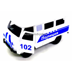Машинка УАЗ полиция (пластик) J0091P-8