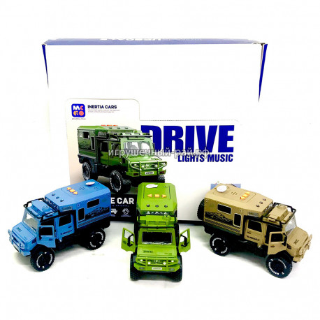 Машинки Грузовик (17 см, свет и звук) бокс из 6 шт D700-02
