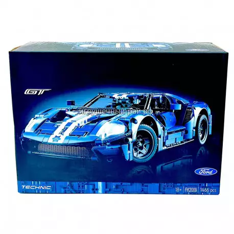 Конструктор Техник - Суперкар Форд ГТ / Ford GT 2022 (1466 дет) FK2009