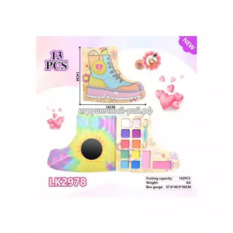 Палетка тени и румяна LK2978