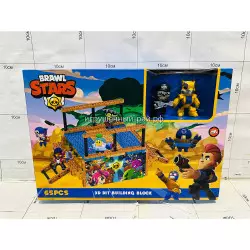 Площадка - конструктор с фигурками Бравлы (65 дет) 66-101