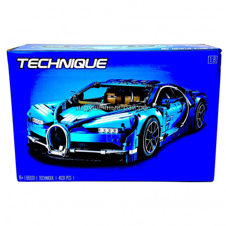 Конструктор Техник - Бугатти Широн / Bugatti Chiron (1:8, 4031 дет) 86001
