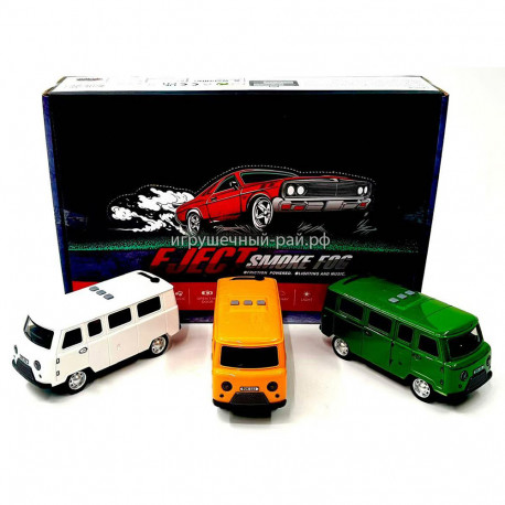 Машинки модельки Буханка (17 см, металл) бокс из 6 шт LDP-2BA