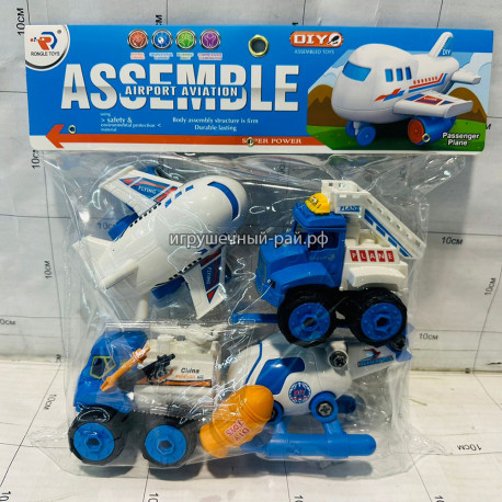 Набор - конструктор с отверткой Аэропорт в упаковке RL589-19D