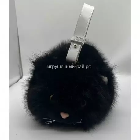 Сумка меховая Черная кошка