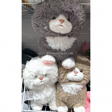 Мягкая игрушка Пушистый кот (28 см) в ассортименте