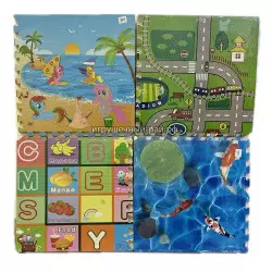 Детский развивающий коврик DZ-001