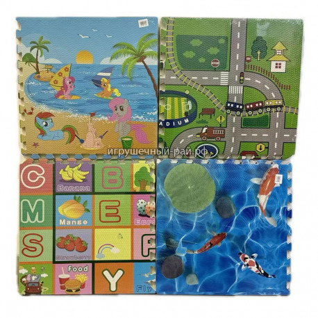 Детский развивающий коврик DZ-001