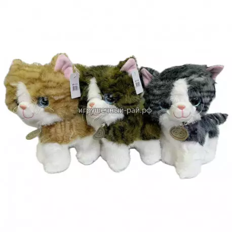 Мягкая игрушка Котёнок (звук, 24 см) упаковка из 6 шт MR-054