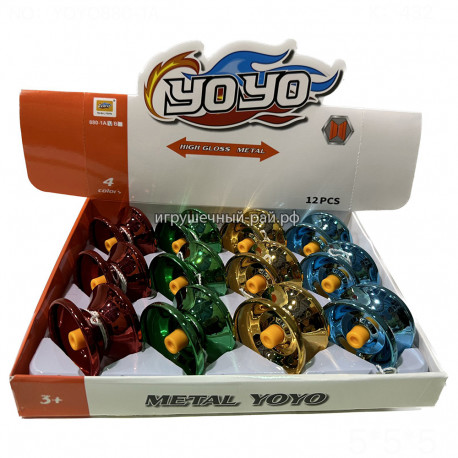 Йо-йо (диаметр 5 см) бокс из 12 шт YOYO880-1A