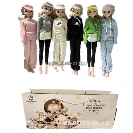 Кукла БЖД в спортивной одежде (55 см) в ассортименте WAXL6147