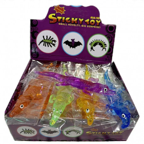 Лизун липучка (21 см) бокс из 35 шт AA-30