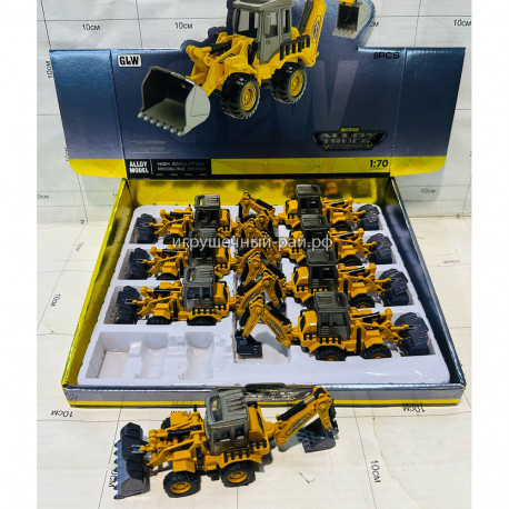 Строительная техника Экскаватор - бульдозер бокс из 8 шт 9968